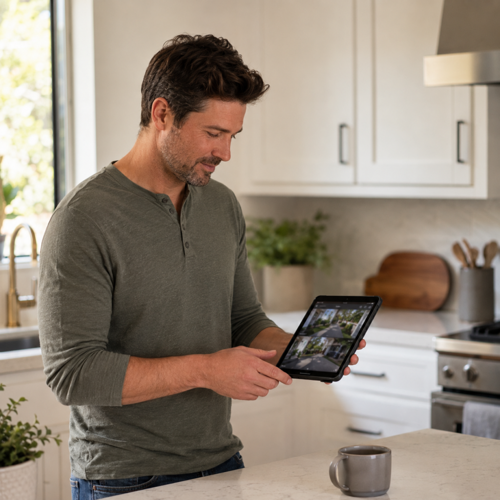 home security cameras with AI detection