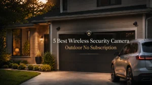 wireless security camera outdoor no subscription