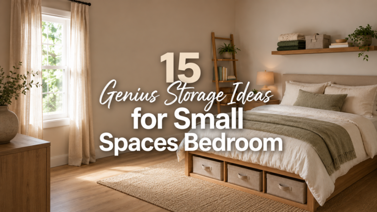 storage ideas for small spaces bedroom
