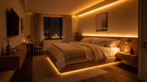 Small room LED strip lighting ideas
