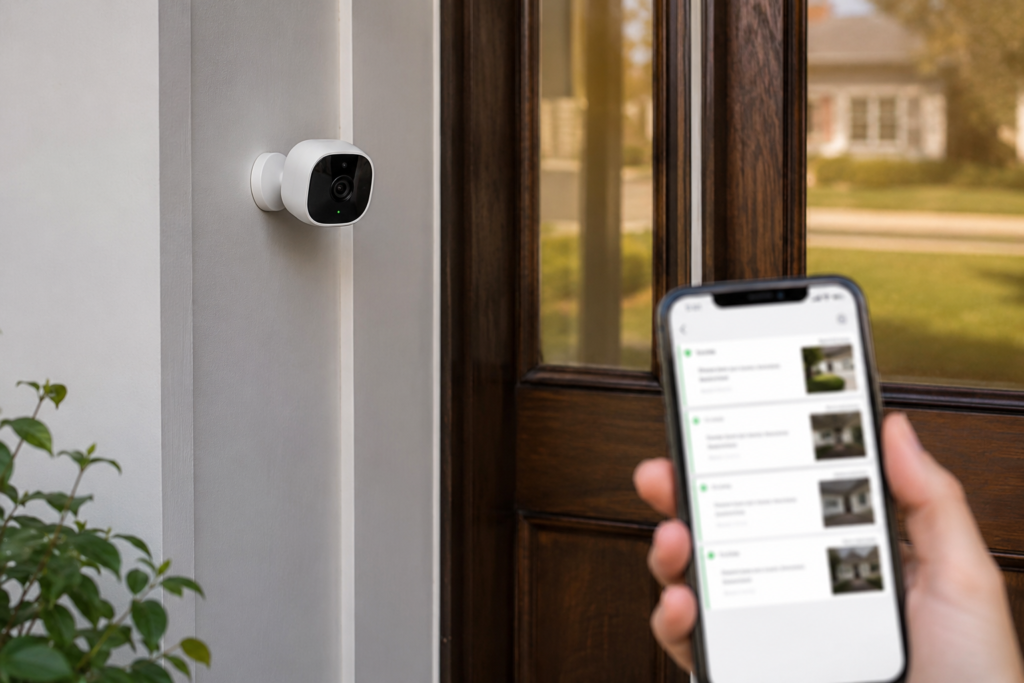 home security cameras with AI detection