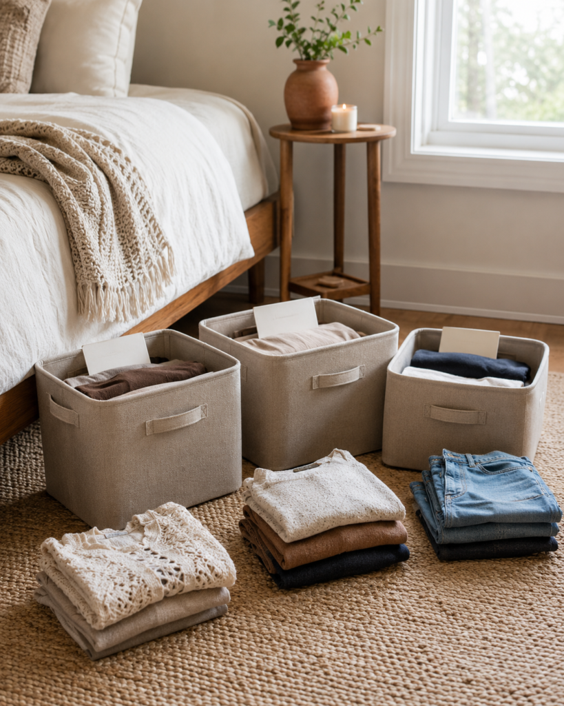 storage ideas for small spaces bedroom