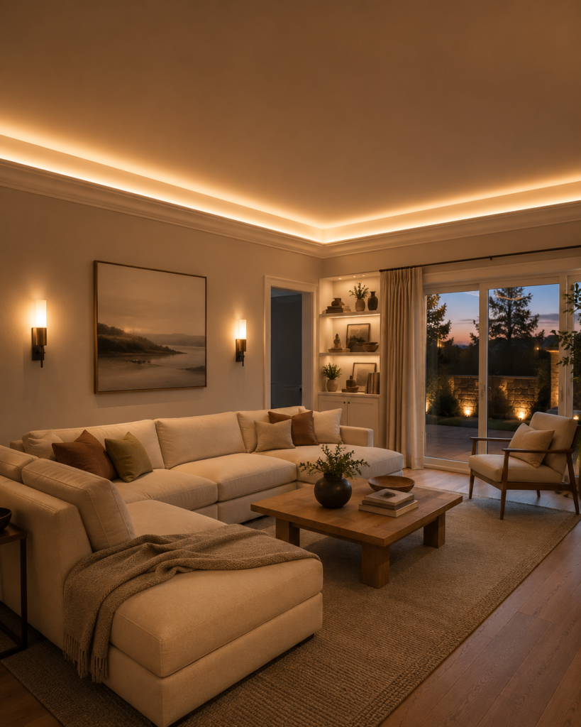 modern lighting ideas for living room