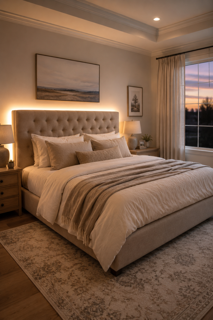 Bedroom LED wall decor lights