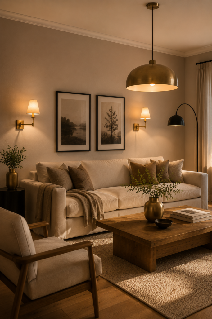 modern lighting ideas for living room