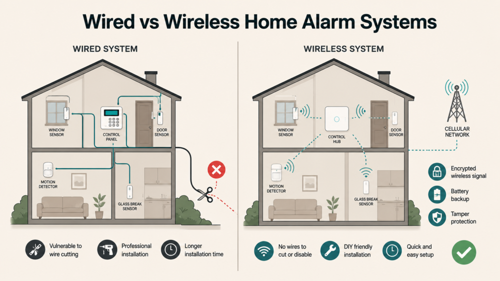 alarm system for house