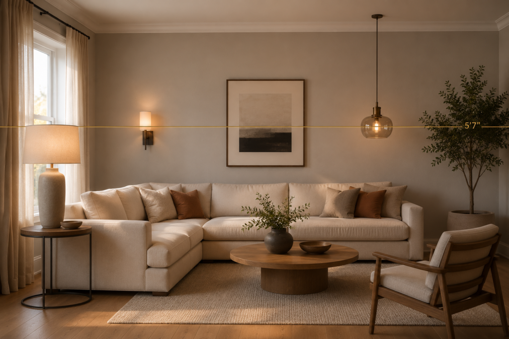modern lighting ideas for living room