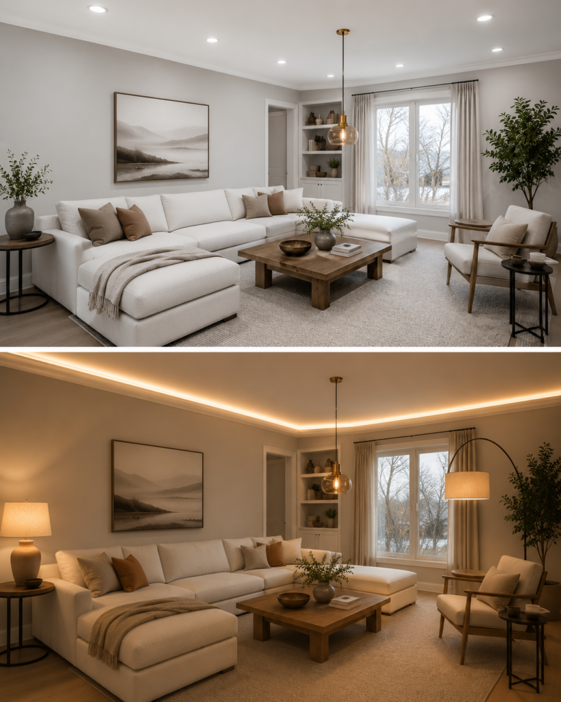 modern lighting ideas for living room