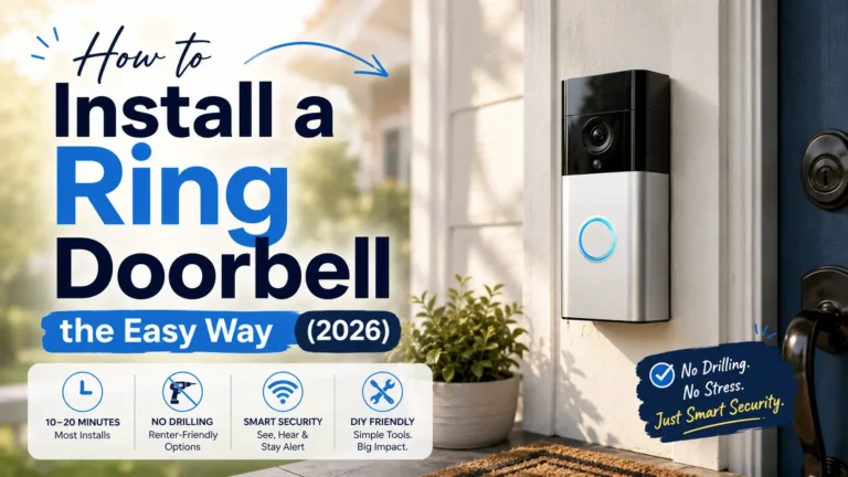 How to Install a Ring Doorbell