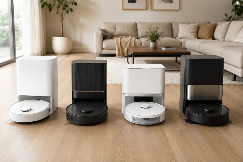 Lineup of top robot vacuum mop combos compared side by side for 2026