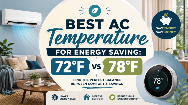 Best AC Temperature for Energy Saving