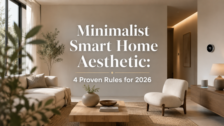 Minimalist Smart Home Aesthetic